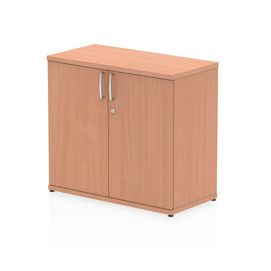 Dynamic Impulse 600mm Deep Desk High Cupboard Beech I000062 - NWT FM SOLUTIONS - YOUR CATERING WHOLESALER