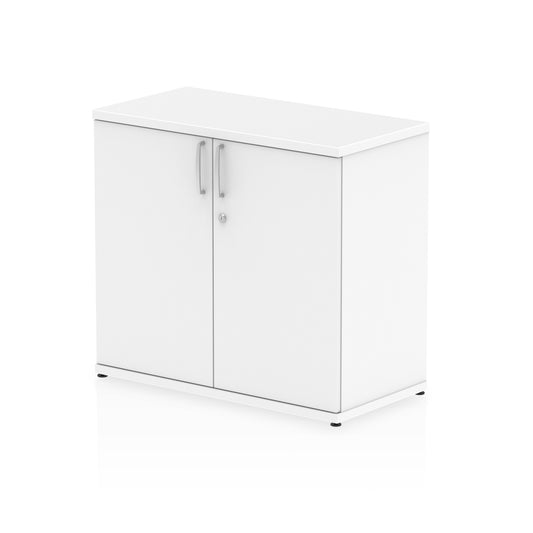 Dynamic Impulse 600mm Deep Desk High Cupboard White I000182 - NWT FM SOLUTIONS - YOUR CATERING WHOLESALER
