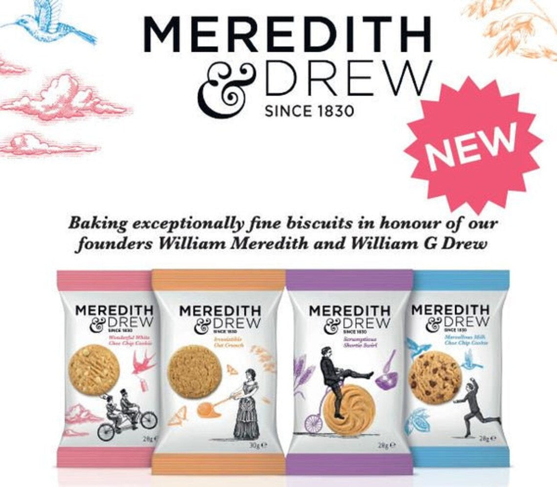 Meredith & Drew MiniPack Biscuits 4 Varieties TwinPack 100"s