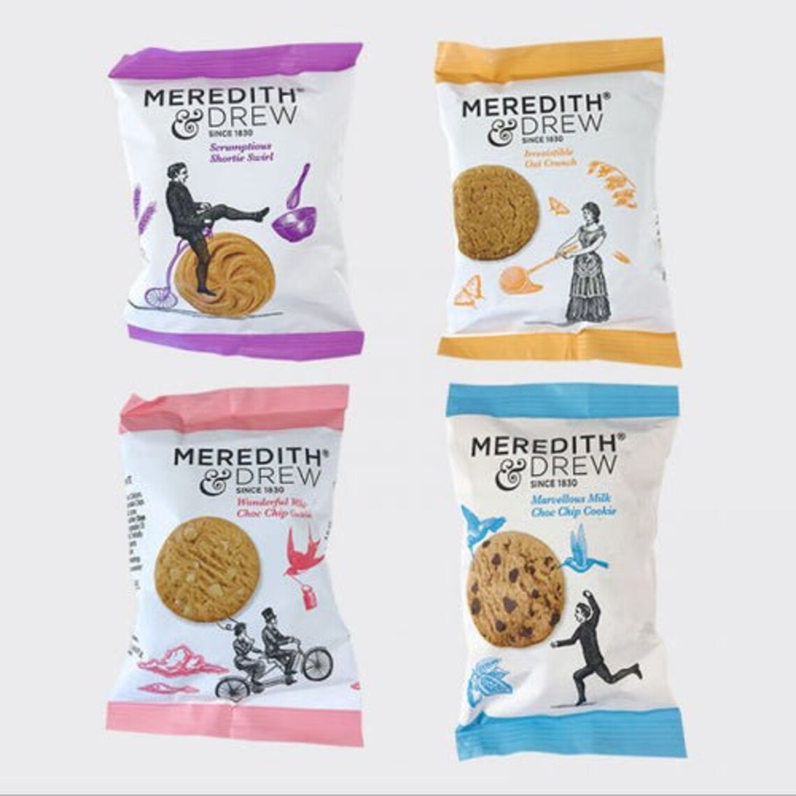Meredith & Drew MiniPack Biscuits 4 Varieties TwinPack 100"s