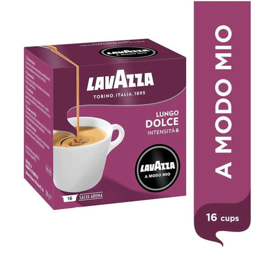 Lavazza Modo Mio Lungo Dolce Capsules 16's - NWT FM SOLUTIONS - YOUR CATERING WHOLESALER