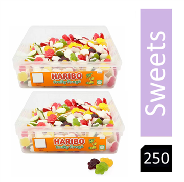 Haribo Fruity Frogs Tub 250's - NWT FM SOLUTIONS - YOUR CATERING WHOLESALER