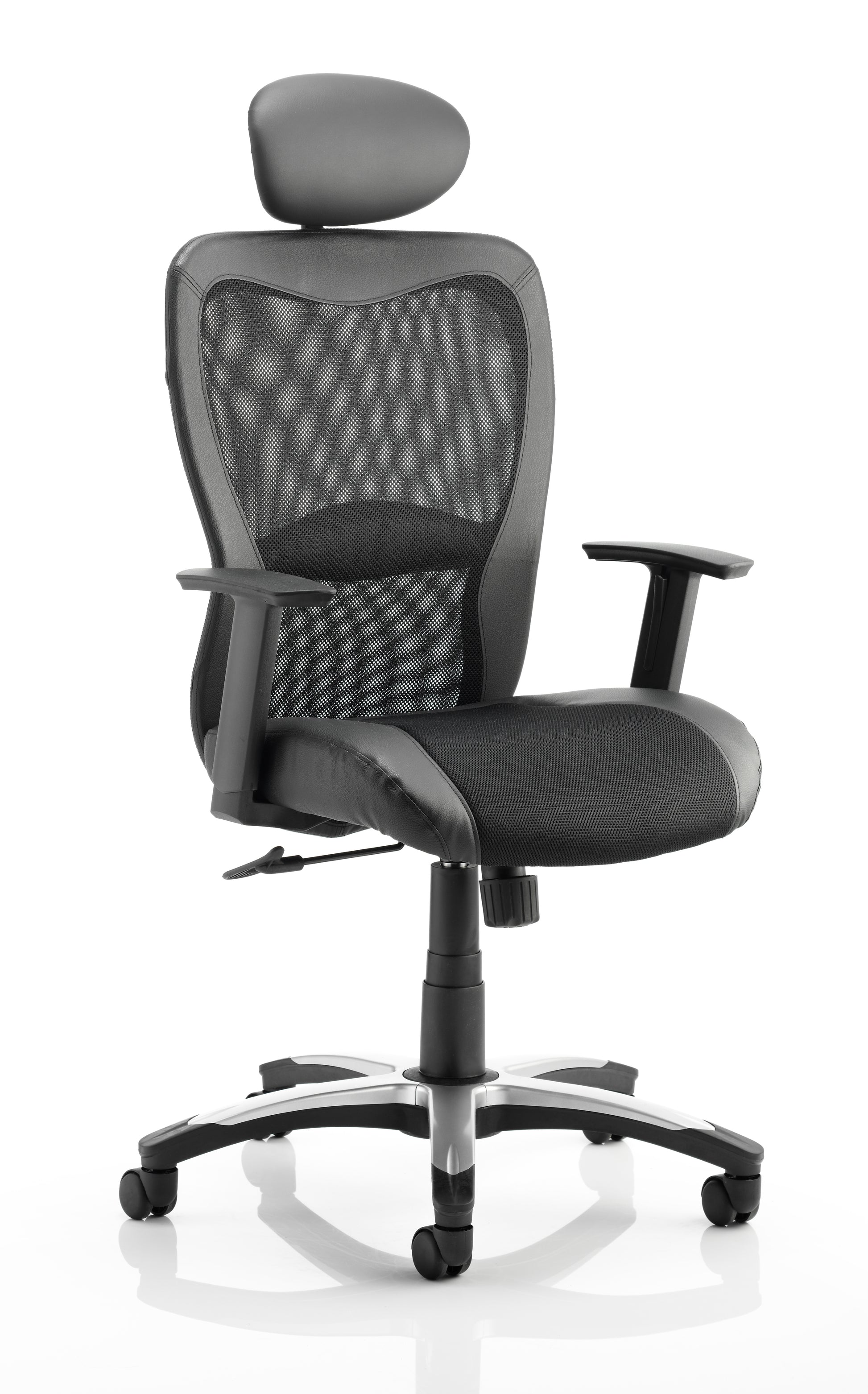Victor II Executive Chair Black With Headrest KC0160 - NWT FM SOLUTIONS - YOUR CATERING WHOLESALER