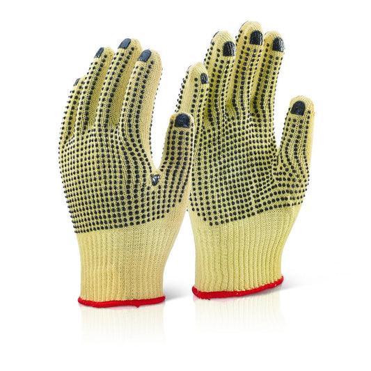 Beeswift Kutstop Medium Kevlar Dotted Gloves (Pair) - NWT FM SOLUTIONS - YOUR CATERING WHOLESALER