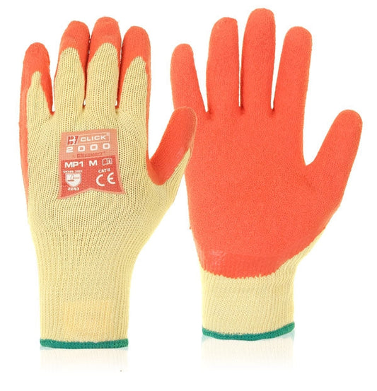 Beeswift 2000 Orange Small Latex Gloves (Pair) - NWT FM SOLUTIONS - YOUR CATERING WHOLESALER