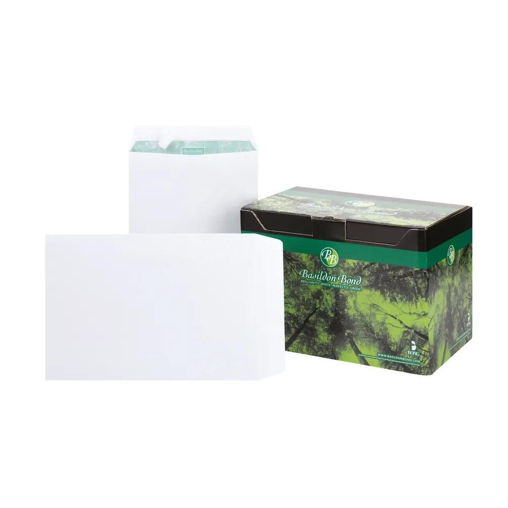 Basildon Bond Pocket Envelope C4 Peel and Seal Plain 120gsm White (Pack 250) - M80120 - NWT FM SOLUTIONS - YOUR CATERING WHOLESALER