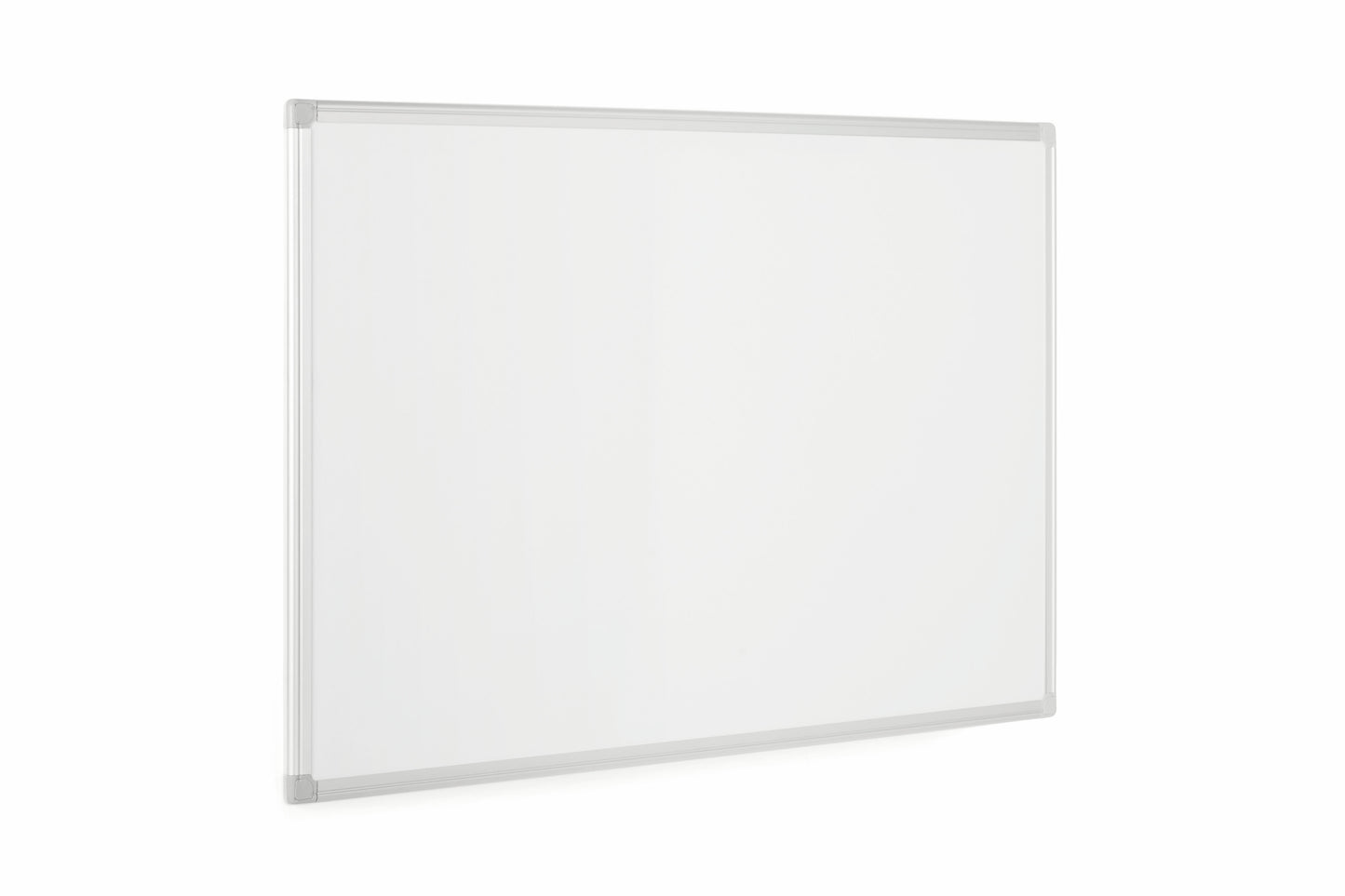 Bi-Office Earth-It Non Magnetic Melamine Whiteboard Aluminium Frame 2400x1200mm - MA2100790