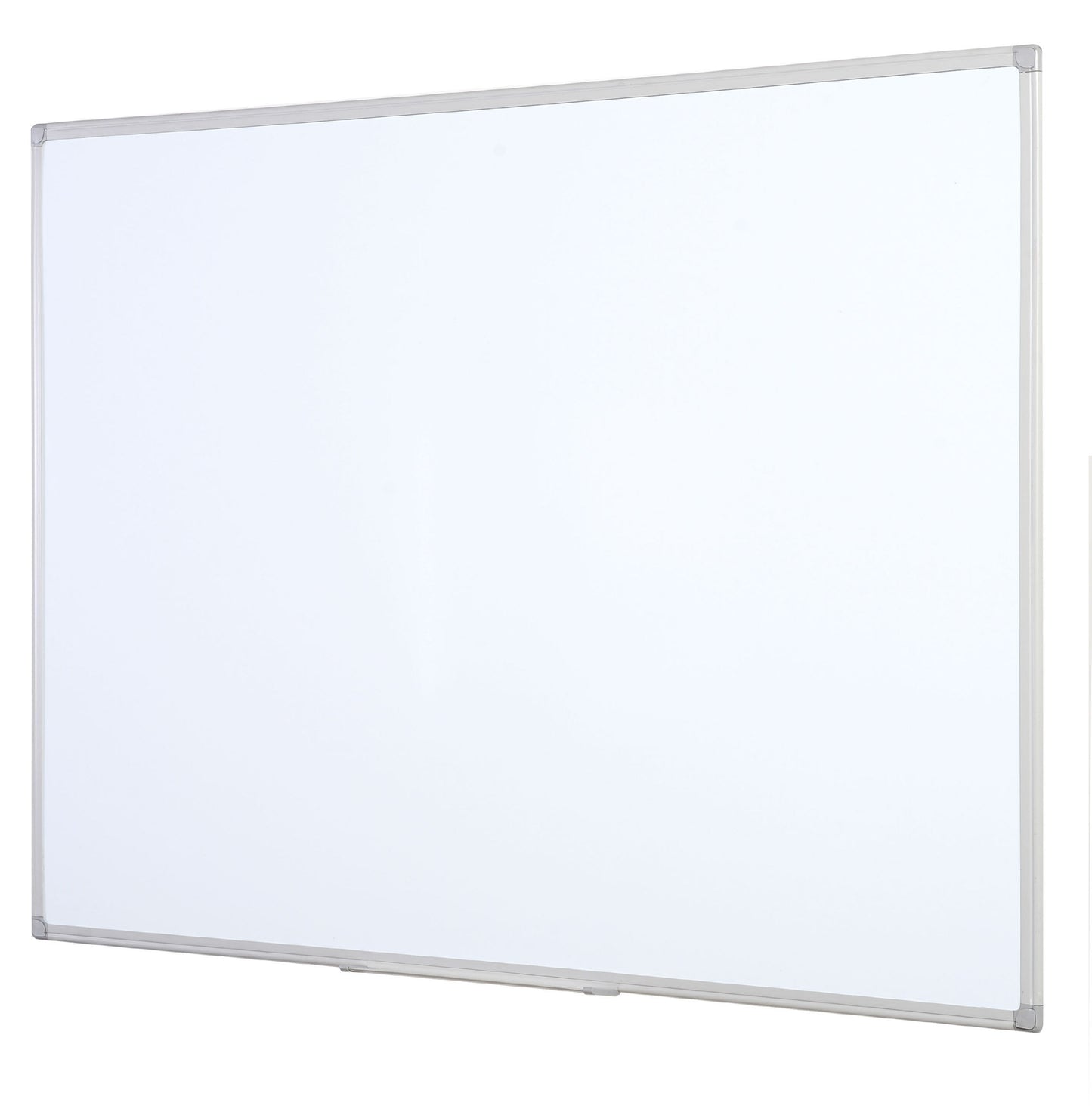 Bi-Office Maya Non Magnetic Melamine Whiteboard Grey Plastic Frame 600x450mm - MB0412186