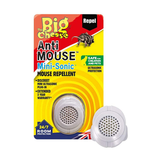 Big Cheese Anti Mouse Mini-Sonic Mouse Repellent {STV826} - NWT FM SOLUTIONS - YOUR CATERING WHOLESALER