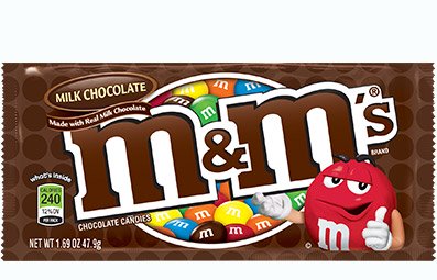 M&Ms Chocolate Bag 24x45g