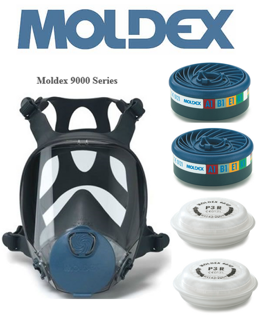 Moldex Full Face Medium Mask (9002) - NWT FM SOLUTIONS - YOUR CATERING WHOLESALER