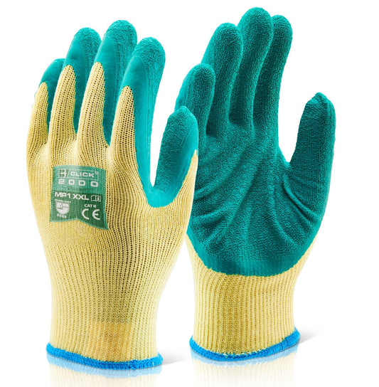 Beeswift 2000 Green 2XL Latex Gloves (Pair) - NWT FM SOLUTIONS - YOUR CATERING WHOLESALER