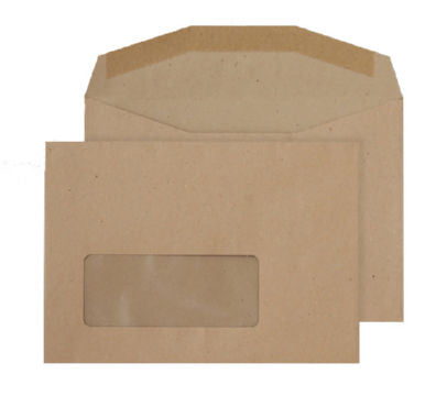Blake Purely Everyday Mailer Envelope C6 Gummed Window 80gsm Manilla (Pack 1000) - NV358 - NWT FM SOLUTIONS - YOUR CATERING WHOLESALER