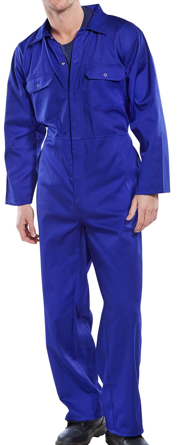Regular Blue Boilersuit Size 40 - NWT FM SOLUTIONS - YOUR CATERING WHOLESALER