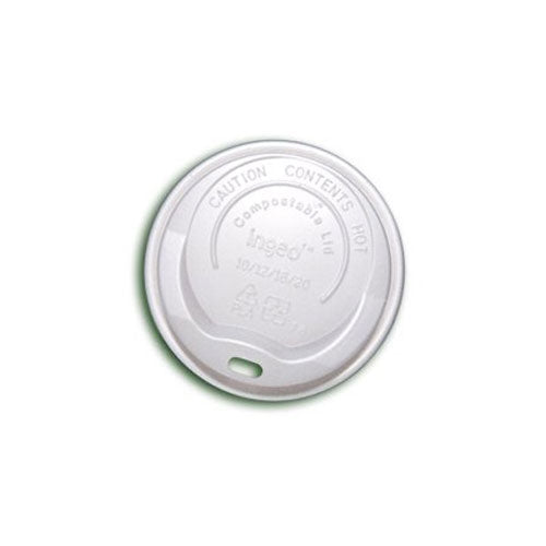 Belgravia Bio 8oz Sip Through White Lids 50's - NWT FM SOLUTIONS - YOUR CATERING WHOLESALER