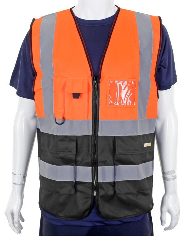 Beeswift Orange & Black Medium Hi Vis - NWT FM SOLUTIONS - YOUR CATERING WHOLESALER