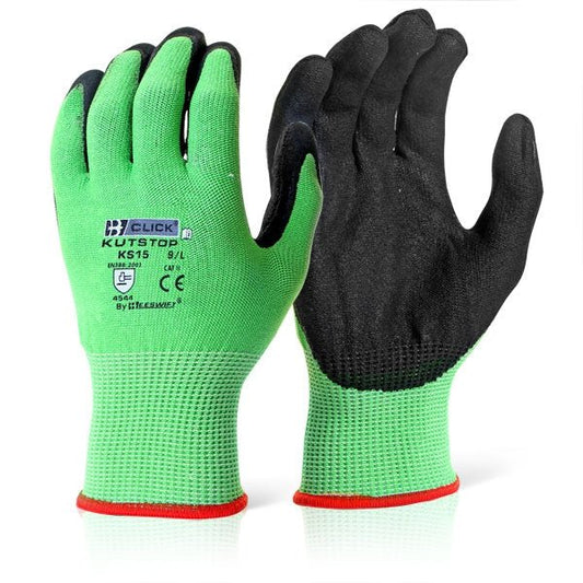 Kutstop Green Micro Foam Small Nitrile Gloves (Pair) - NWT FM SOLUTIONS - YOUR CATERING WHOLESALER