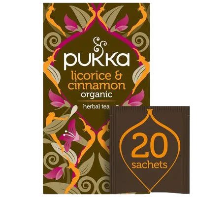 Pukka Tea Licorice & Cinnamon Envelopes 20's - NWT FM SOLUTIONS - YOUR CATERING WHOLESALER
