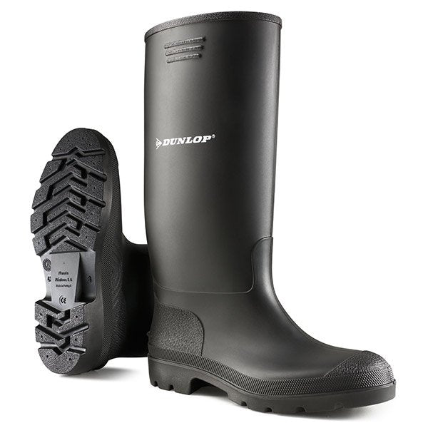 Dunlop Pricemastor Black Size 10.5 Boots - NWT FM SOLUTIONS - YOUR CATERING WHOLESALER