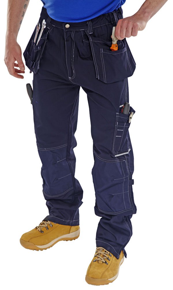 Beeswift Workwear Navy 32 Shawbury Trousers - NWT FM SOLUTIONS - YOUR CATERING WHOLESALER