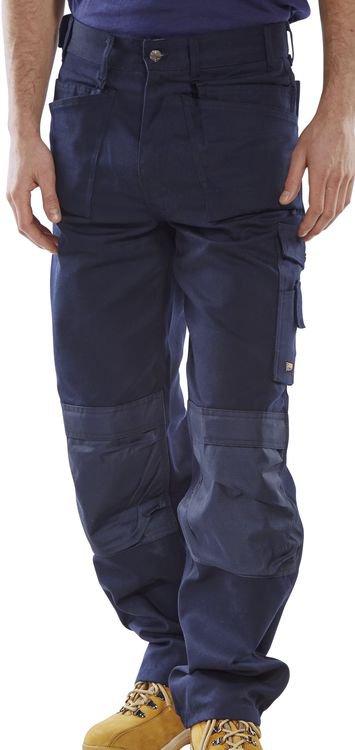 Beeswift Premium Navy Size 30 Trousers - NWT FM SOLUTIONS - YOUR CATERING WHOLESALER