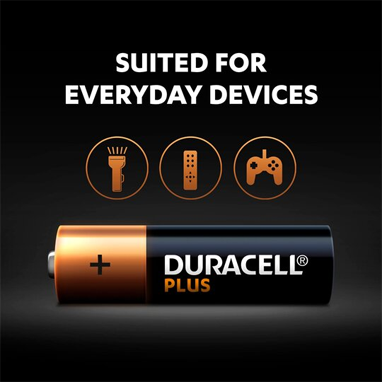 Duracell  AAA Plus Power Battery Pack 4's
