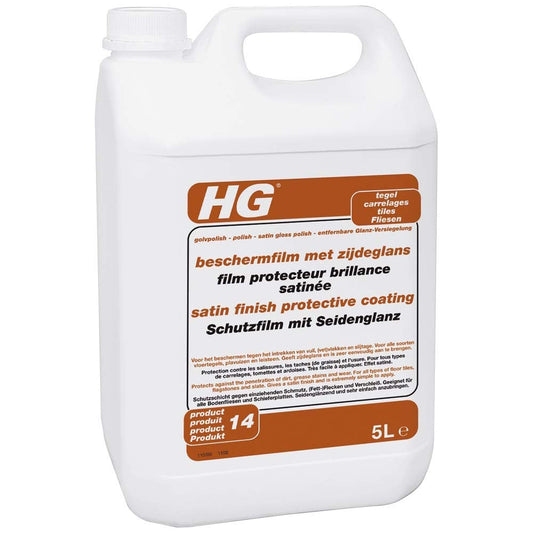HG Tiles Satin Finish Protective Coating 5 Litre - NWT FM SOLUTIONS - YOUR CATERING WHOLESALER