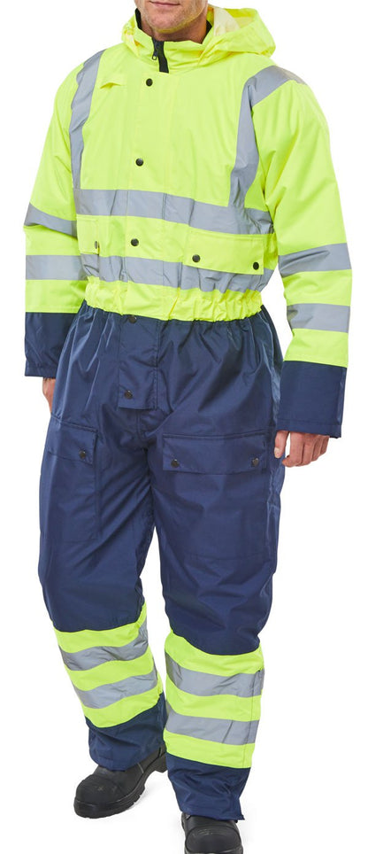 Beeswift Two Tone XXXL Thermal Waterproof Coverall - NWT FM SOLUTIONS - YOUR CATERING WHOLESALER