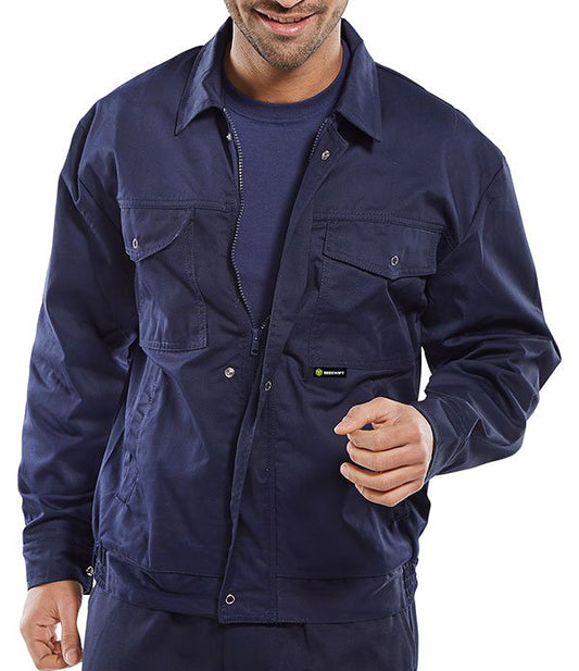Super Beeswift Workwear Navy 34 Jacket - NWT FM SOLUTIONS - YOUR CATERING WHOLESALER