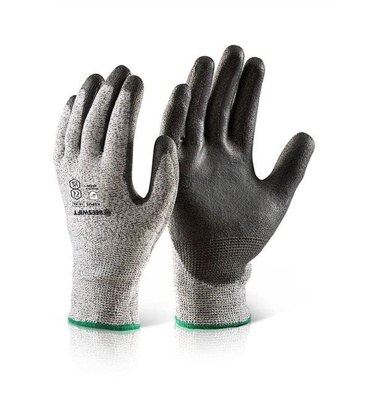 Kutstop Nitrile Coated Flexible Glove Large {Grey} - NWT FM SOLUTIONS - YOUR CATERING WHOLESALER