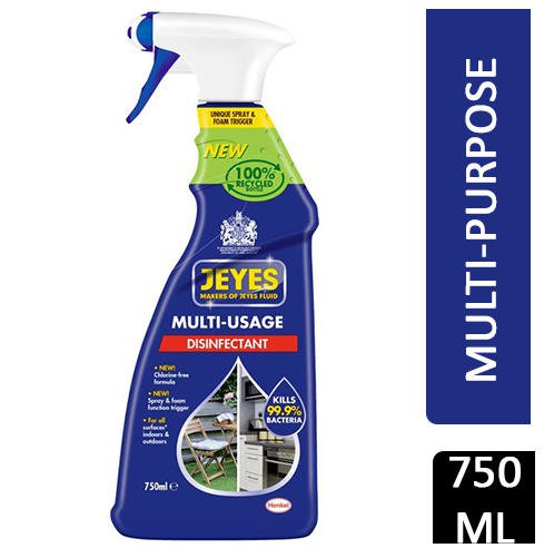 Jeyes Multi-Usage Disinfectant Trigger Spray 750ml - NWT FM SOLUTIONS - YOUR CATERING WHOLESALER