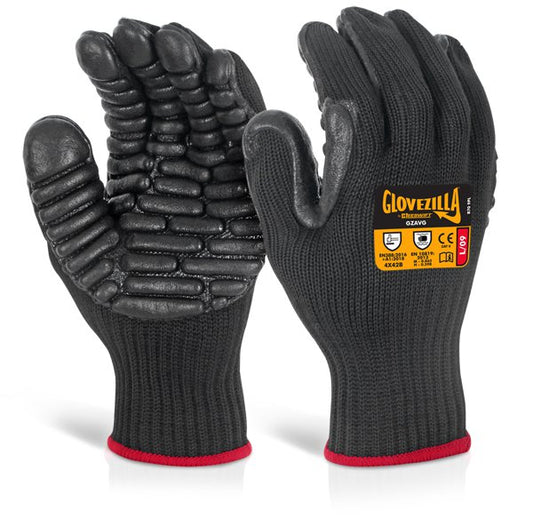 Glovezilla Anti Vibration Extra Large Gloves (Pair) - NWT FM SOLUTIONS - YOUR CATERING WHOLESALER