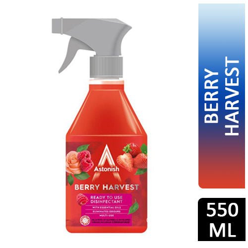 Astonish Berry Harvest Disinfectant 550ml - NWT FM SOLUTIONS - YOUR CATERING WHOLESALER