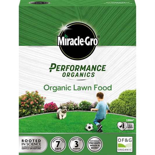 Miracle-Gro Performance Organics Lawn Feed - 100m2 - NWT FM SOLUTIONS - YOUR CATERING WHOLESALER