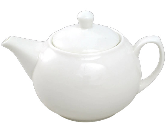 Orion White Teapot 1 Litre - NWT FM SOLUTIONS - YOUR CATERING WHOLESALER