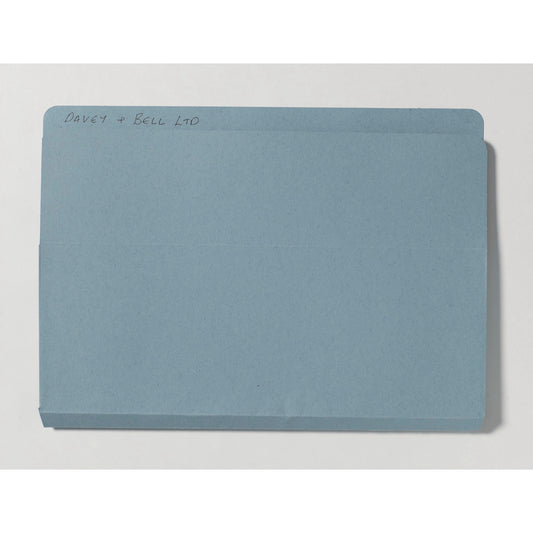 Guildhall Open Top Wallet Manilla Foolscap 315gsm Blue (Pack 50) - OTW-BLUZ - NWT FM SOLUTIONS - YOUR CATERING WHOLESALER