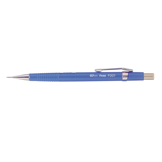 Pentel P207 Mechanical Pencil HB 0.7mm Lead Blue Barrel (Pack 12) - NWT FM SOLUTIONS - YOUR CATERING WHOLESALER