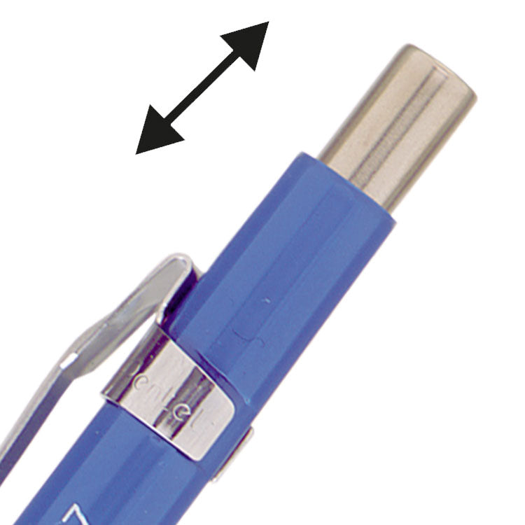 Pentel P207 Mechanical Pencil HB 0.7mm Lead Blue Barrel (Pack 12)
