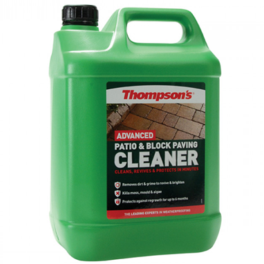 Thompson's Advanced Patio & Block Paving Cleaner 5 Litre - NWT FM SOLUTIONS - YOUR CATERING WHOLESALER