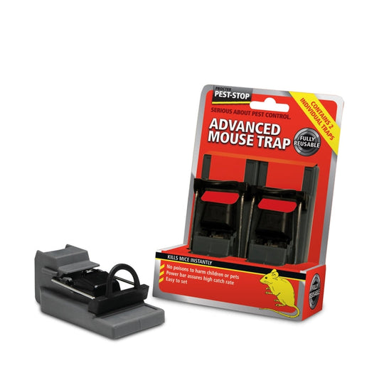 Pest-Stop Sure Set Mouse Trap Twin Pack - NWT FM SOLUTIONS - YOUR CATERING WHOLESALER
