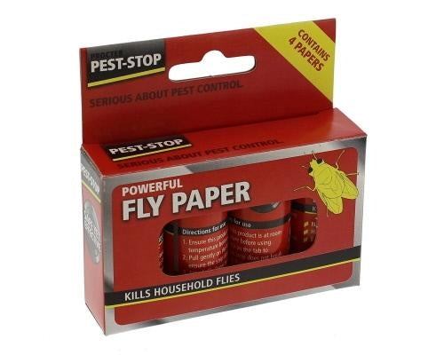 Pest-Stop Fly Paper 4's - NWT FM SOLUTIONS - YOUR CATERING WHOLESALER