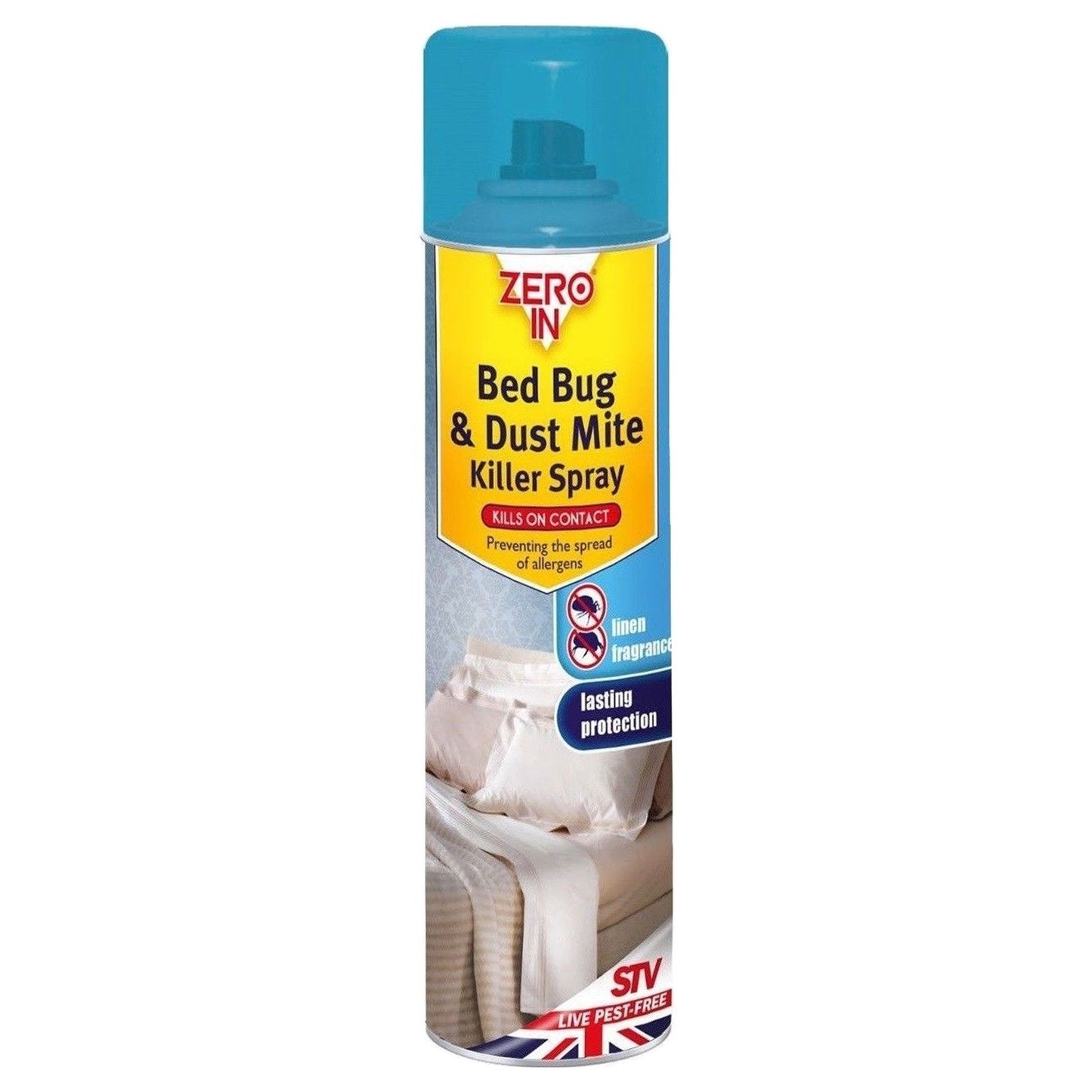 Zero In Bed Bug & Dust Mite Killer Spray 300ml - NWT FM SOLUTIONS - YOUR CATERING WHOLESALER