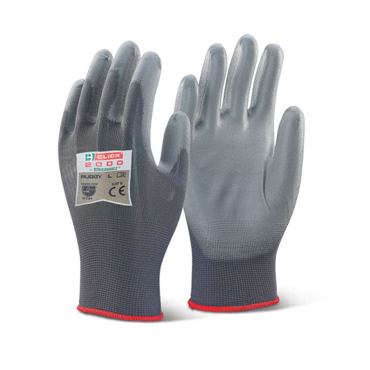 Beeswift 2000 Grey Small Nylon Gloves (Pair) - NWT FM SOLUTIONS - YOUR CATERING WHOLESALER