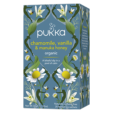 Pukka Tea Chamomile, Vanilla & Manuka Honey Envelopes 20's