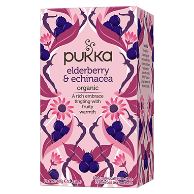 Pukka Tea Elderberry & Echinacea Envelopes 20's