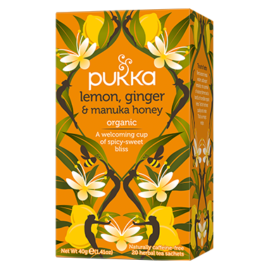 Pukka Tea Lemon, Ginger & Manuka Honey Envelopes 20's