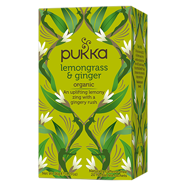 Pukka Tea Lemongrass & Ginger Envelopes 20's