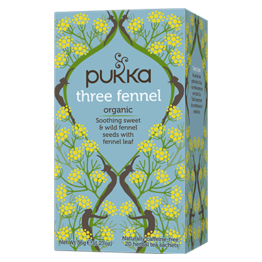 Pukka Tea Three Fennel Envelopes 20's