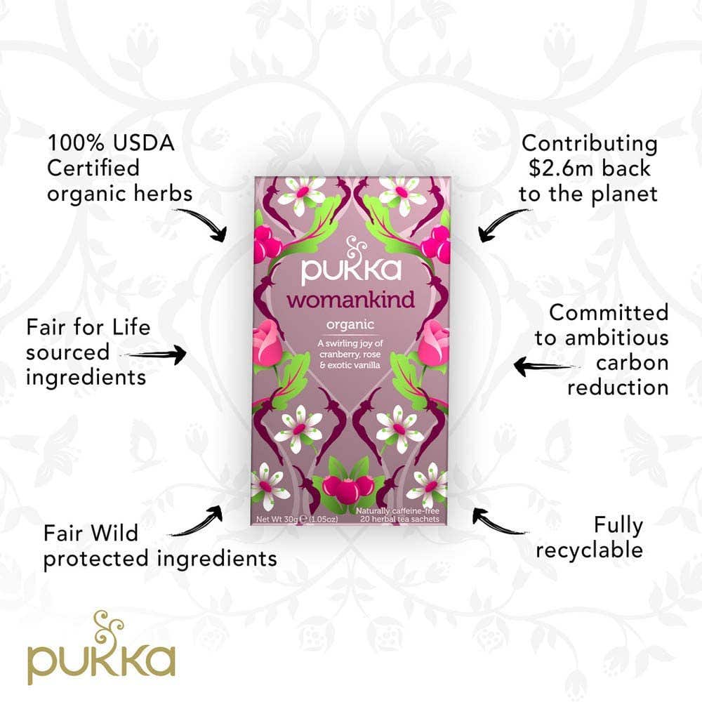Pukka Tea Womankind Envelopes 20's