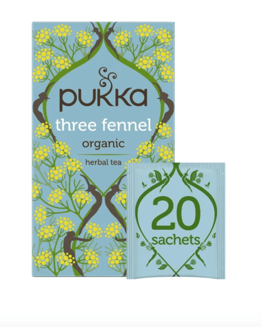 Pukka Tea Three Fennel Envelopes 20's - NWT FM SOLUTIONS - YOUR CATERING WHOLESALER